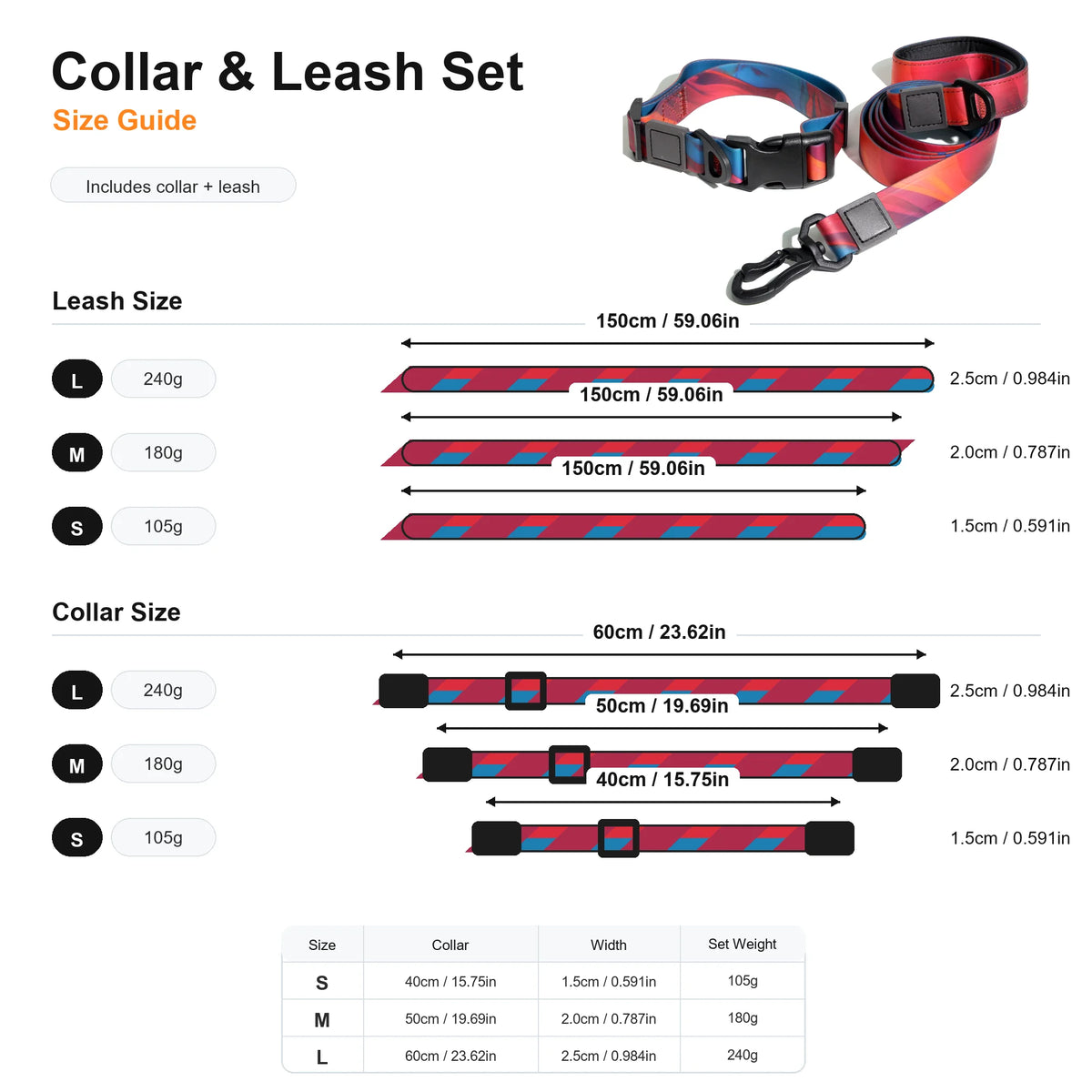 Luxury Solid Print PVC Dog Collar