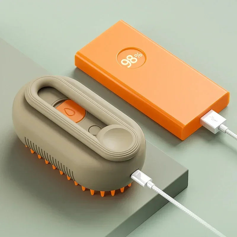 Cat Dog Pet Spray Massage Brush 3 in 1