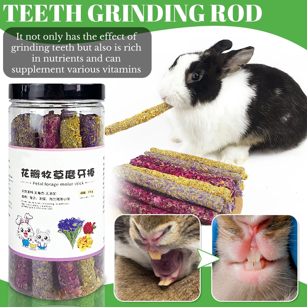 Rabbit Snacks Petal Grass