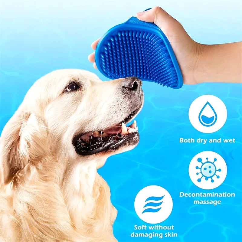 Dog Bath Brush Silicone