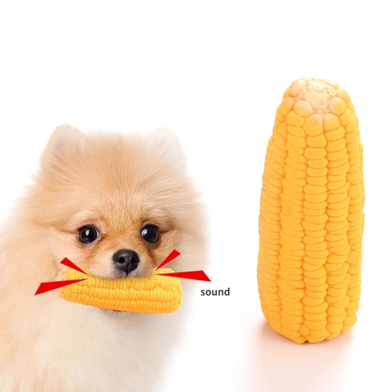 New Pet Toys Squeak Toys Latex Corn